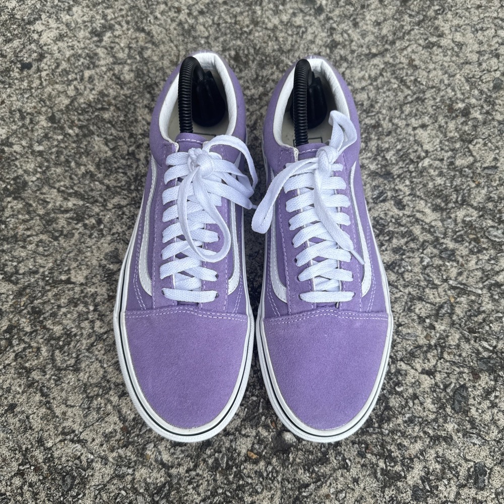 VANS Old Skool Classic Violet Tulip Women's 10/ Men's 8.5 EUC VN0A38G1VRP Shoe - Picture 2 of 9